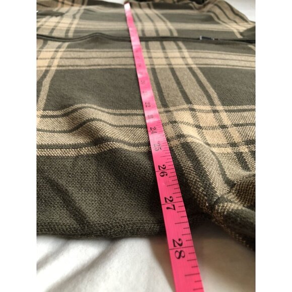 NWT Jones New York Signature Plaid Full-Zip Sweater Mens XL Cabin Loungewear - Picture 7 of 8